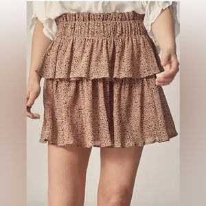 Mustard Seed Printed Skirt